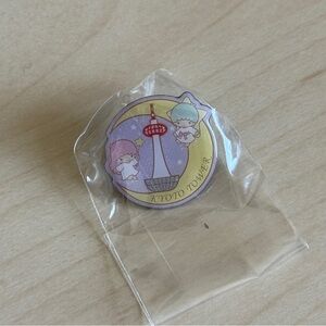 Sanrio Little Twin Stars Kyoto Japan Local Regional City Pin Badge